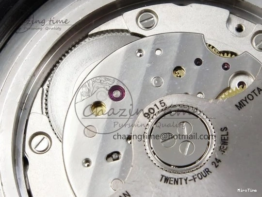 MIROTIME 0101 Pilot Black Ace BLSF 1:1 Best Edition White Lume Dial on Black Nylon Strap MIYOTA OnTrend 7021